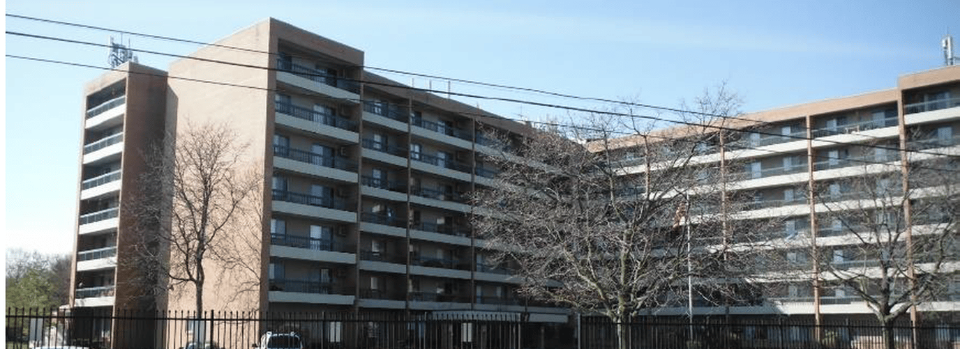 Exterior view of Cherry Hill Place Apartments