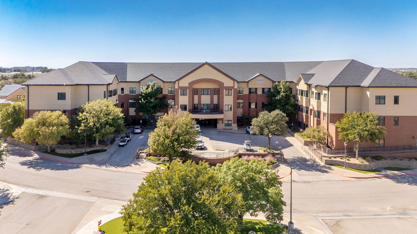 Exterior view of the assisted living facility.