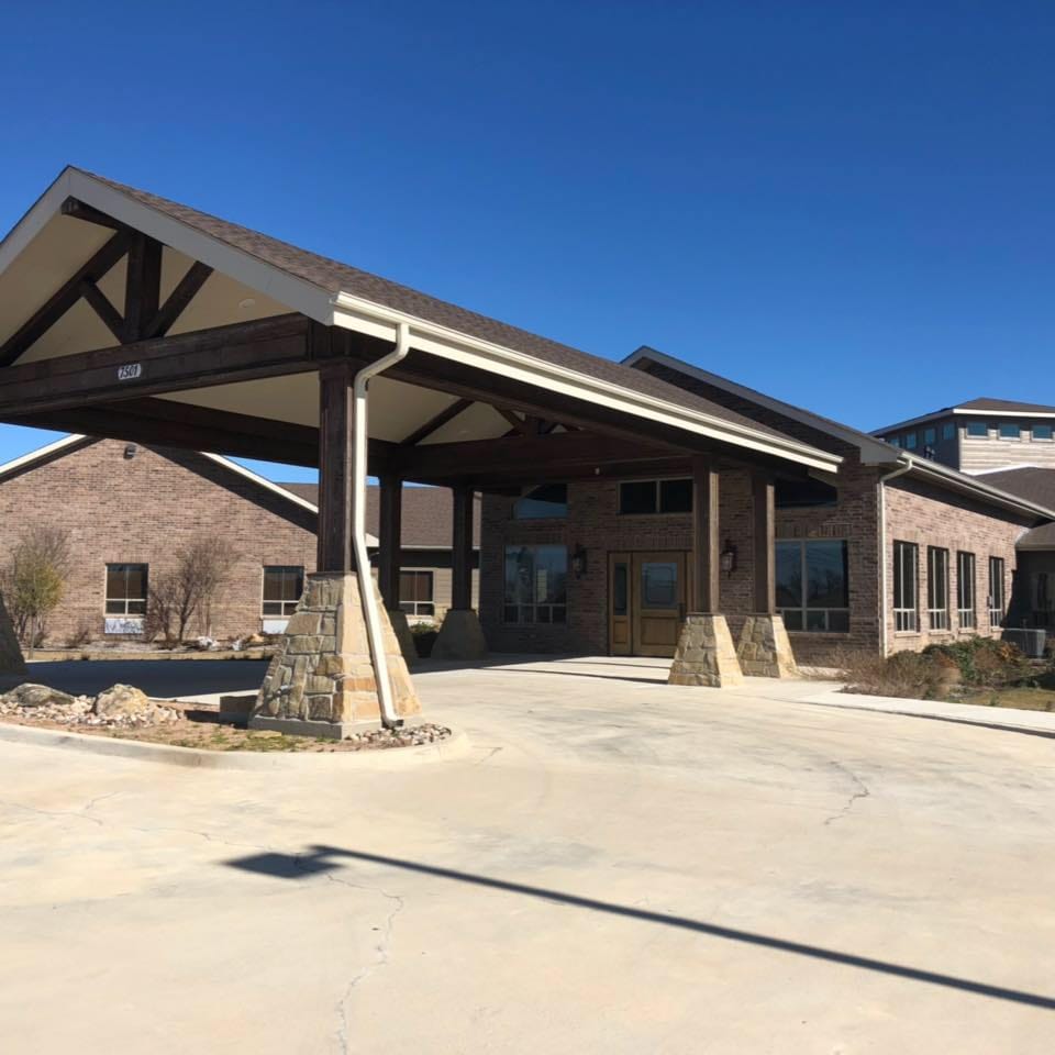 Entrance of St. Anthony's Care Center building