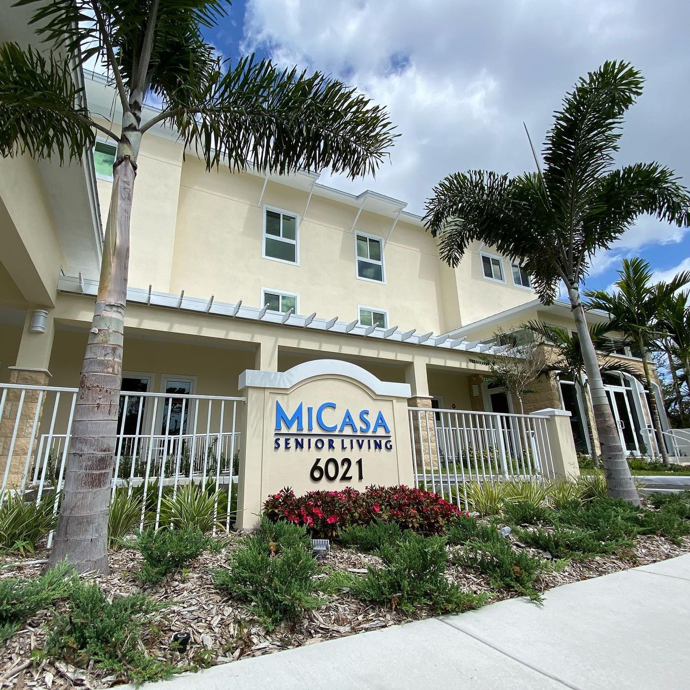 Exterior view of MiCasa Senior Living building