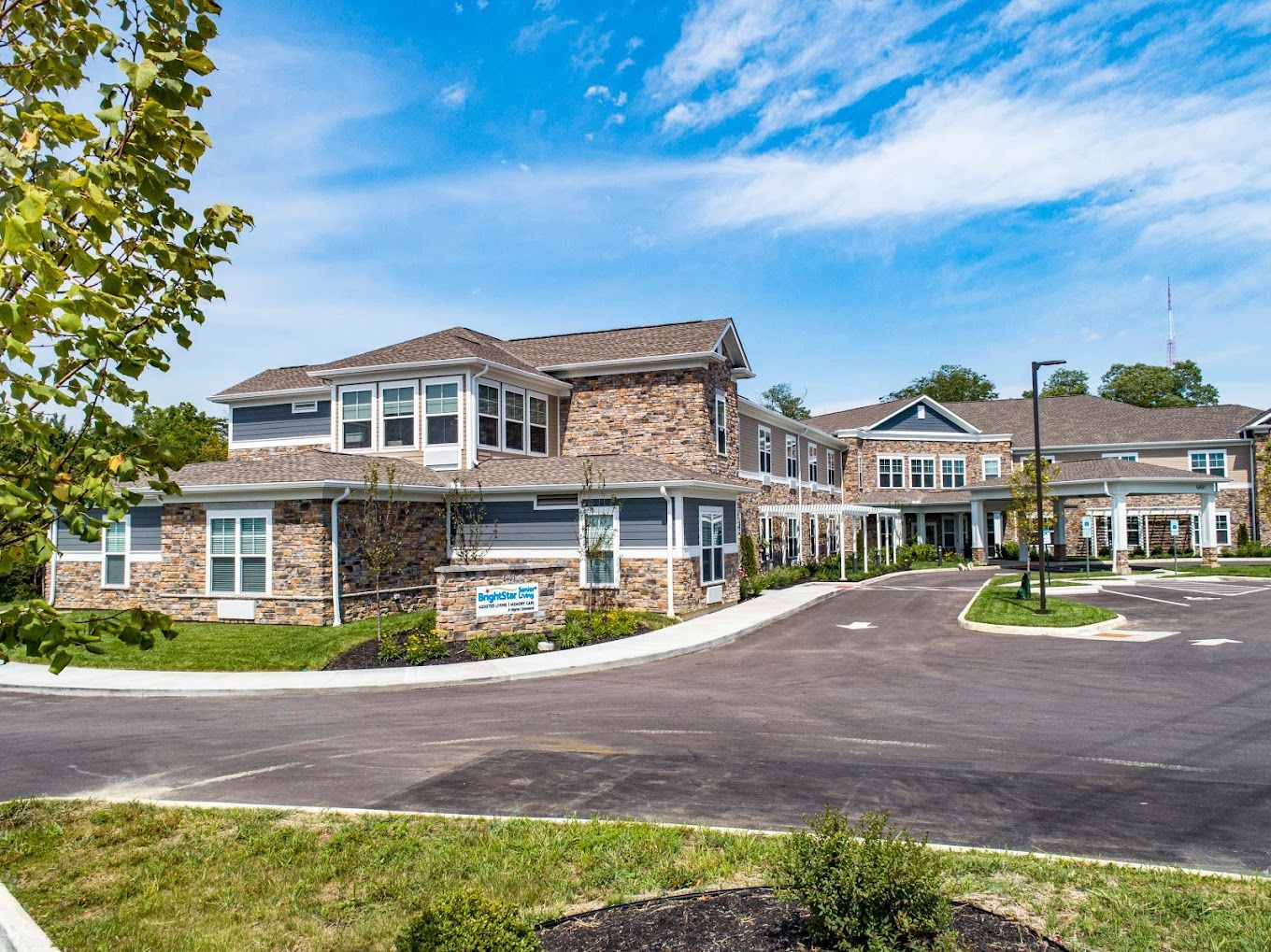 Exterior view of an assisted living facility