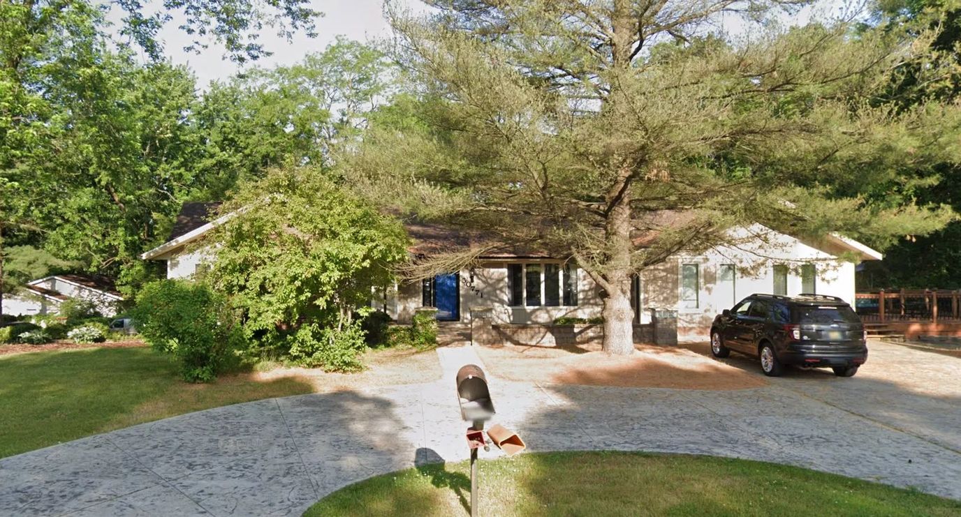 Exterior view of a single-story assisted living facility
