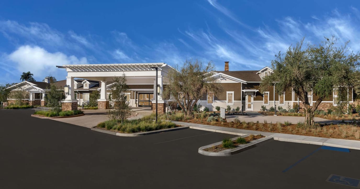 Exterior view of Clearwater at North Tustin facility