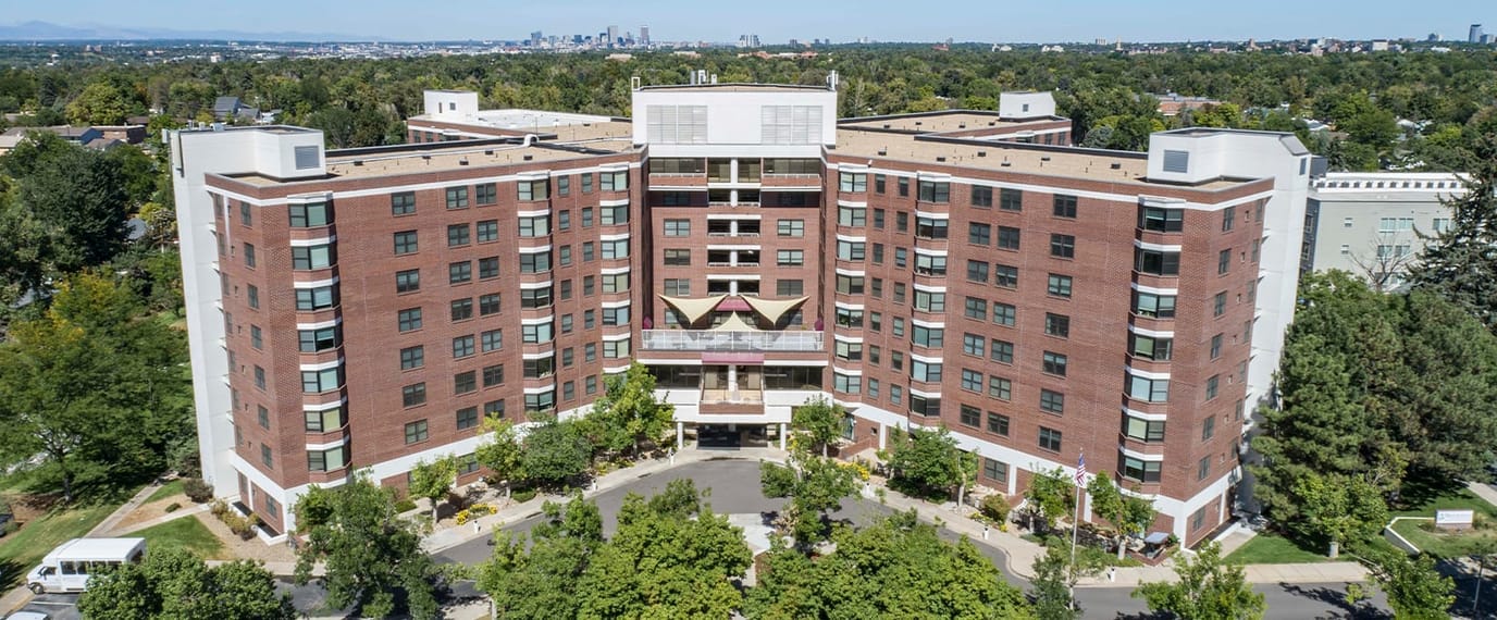 Exterior view of the assisted living facility