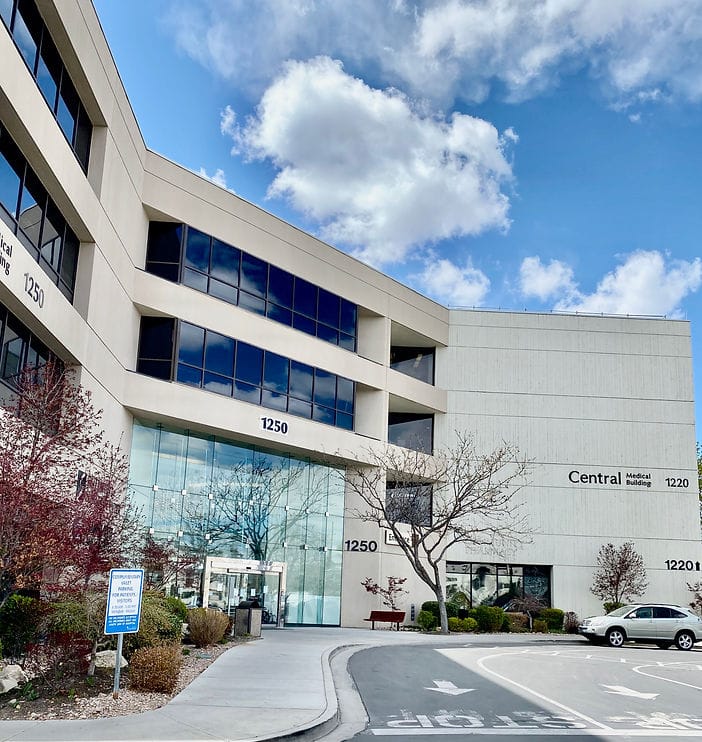 Exterior view of the Central Home Health facility building.