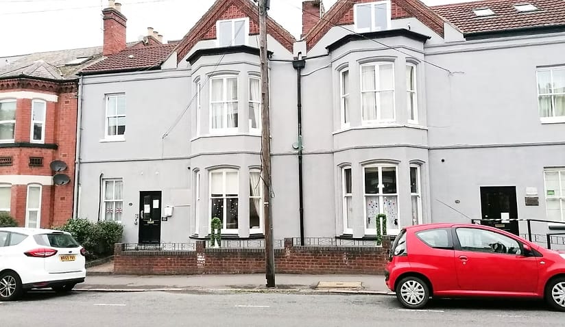 Exterior view of The Willows Residential Care Home.