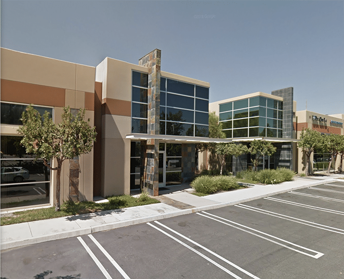 Exterior view of a facility building