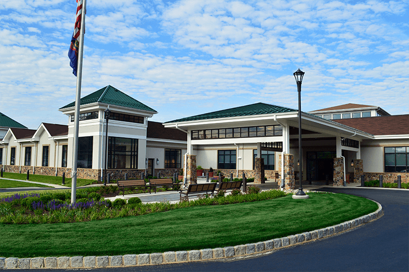Exterior view of Oakbridge Terrace at Granite Farms Estates