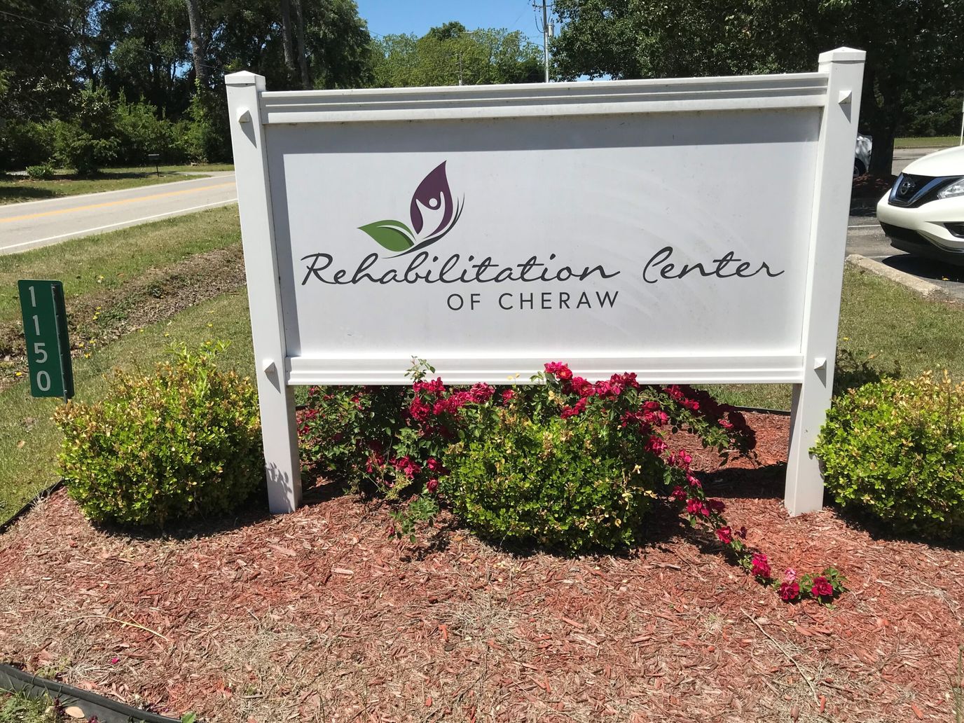 Sign for the Rehabilitation Center of Cheraw