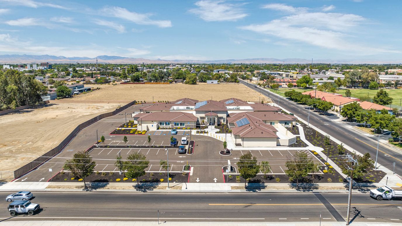 Aerial view of Valley Spring Memory Care facility