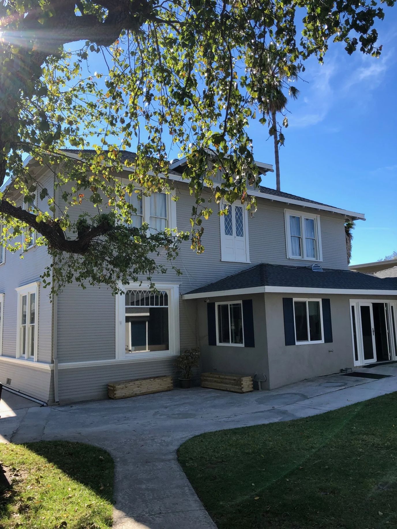 Exterior view of a senior living facility building