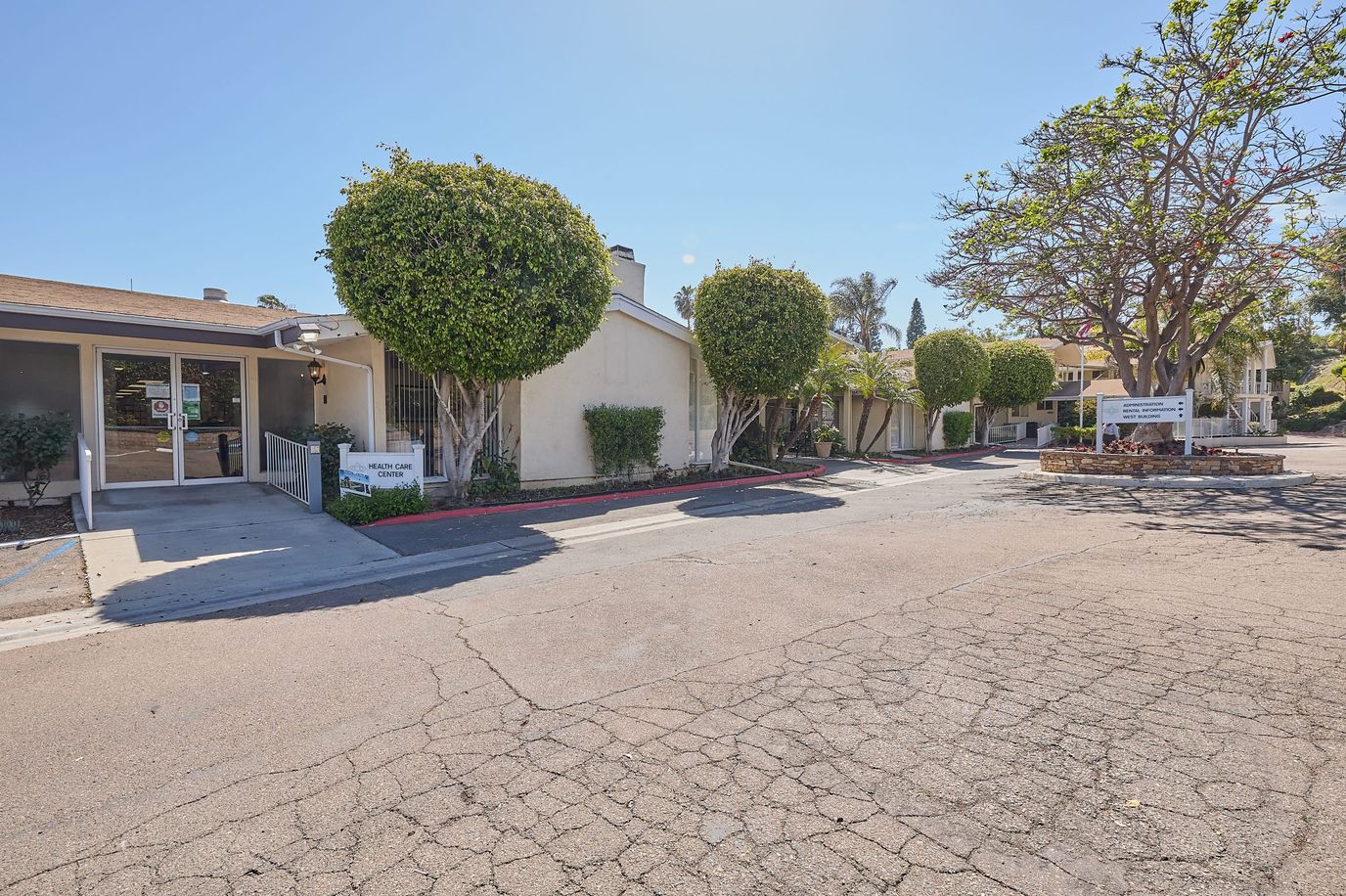 Front entrance of Grossmont Gardens Memory Care