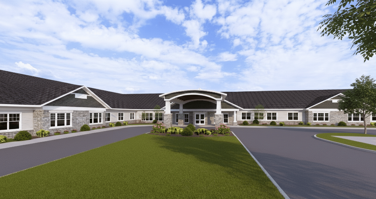 Exterior view of The Willows at Howell