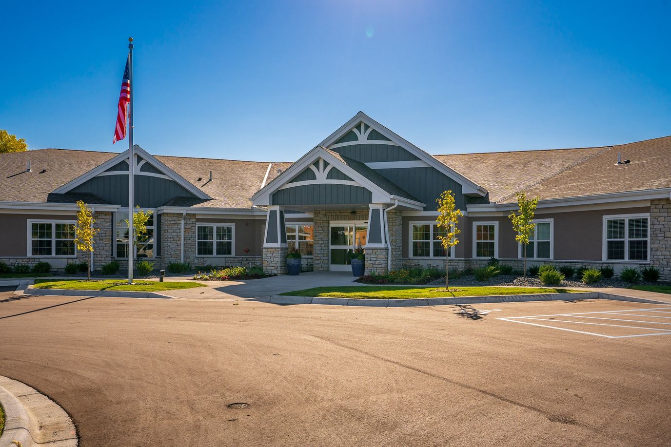 Front entrance of Norbella Senior Living Savage facility