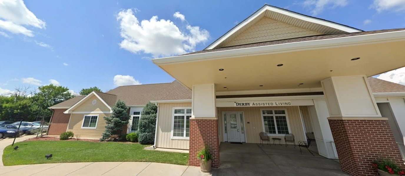 Exterior view of Derby Assisted Living facility
