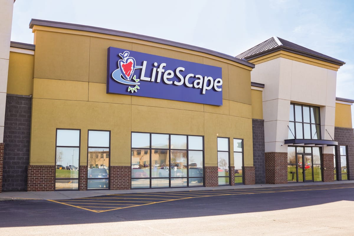 Exterior view of LifeScape facility