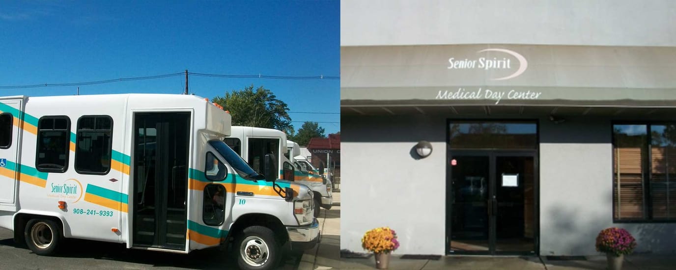 Facility exterior with transportation van in view