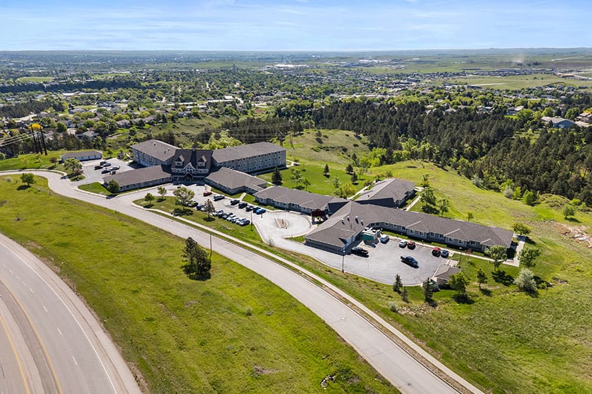 Aerial view of Good Samaritan Society - Echo Ridge facility
