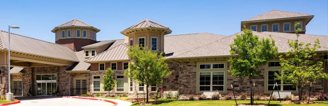 Exterior view of Village on the Park McKinney facility