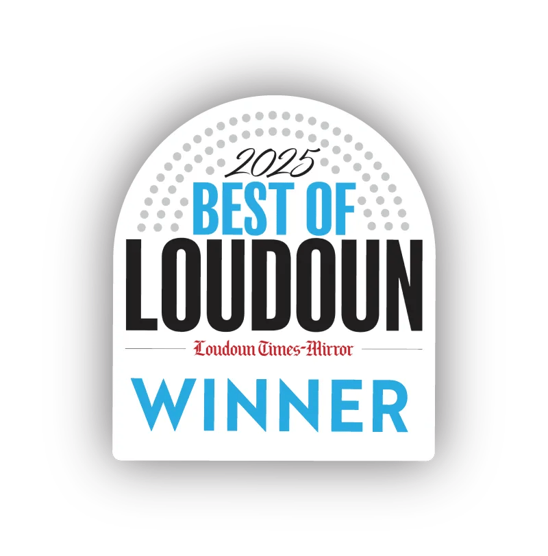 Award badge for Best of Loudoun 2025