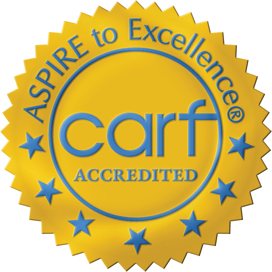 Certification logo for excellence in care