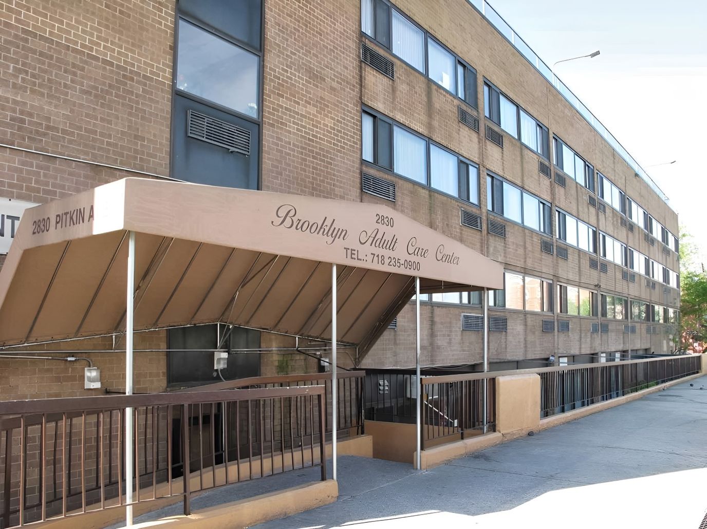 Exterior view of Brooklyn Adult Care Center building