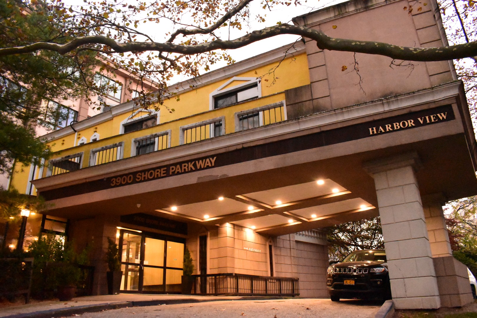 Exterior view of Harbor View Home facility entrance