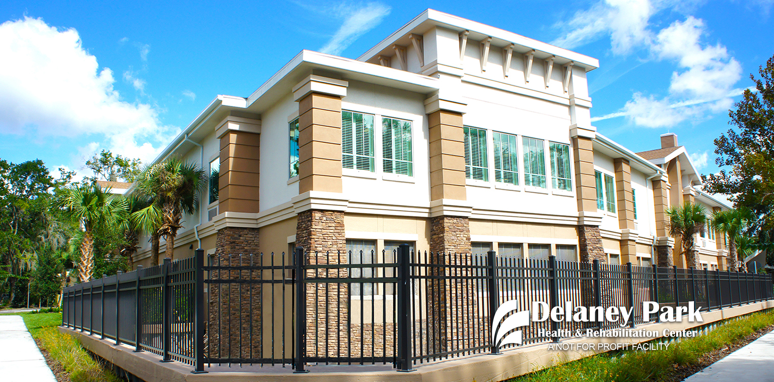Exterior view of Delaney Park Health and Rehabilitation Center