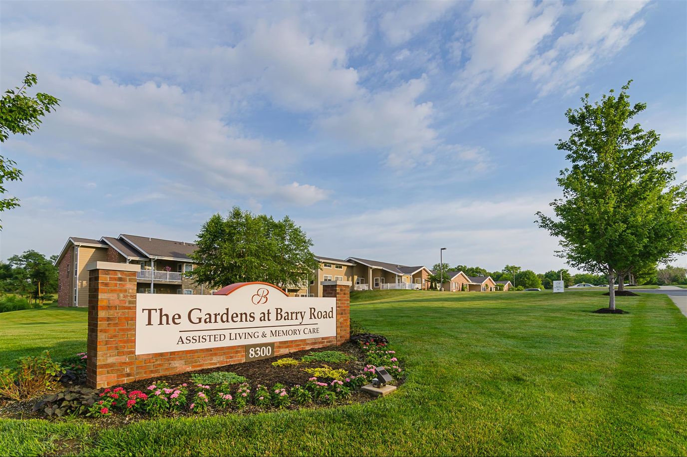 Exterior view of The Gardens at Barry Road facility