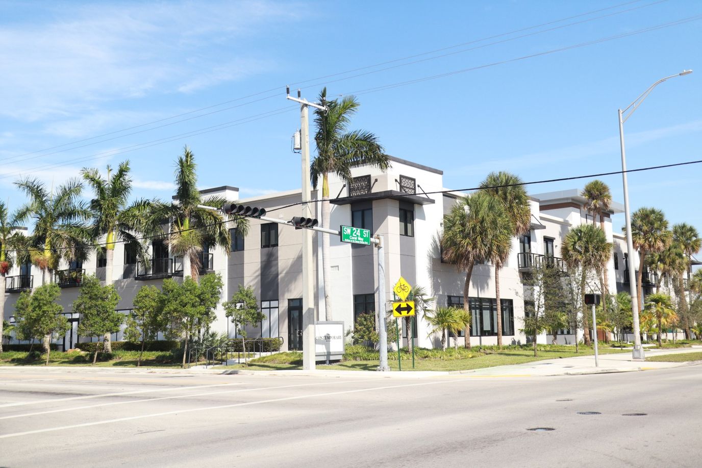 Exterior view of a modern assisted living facility