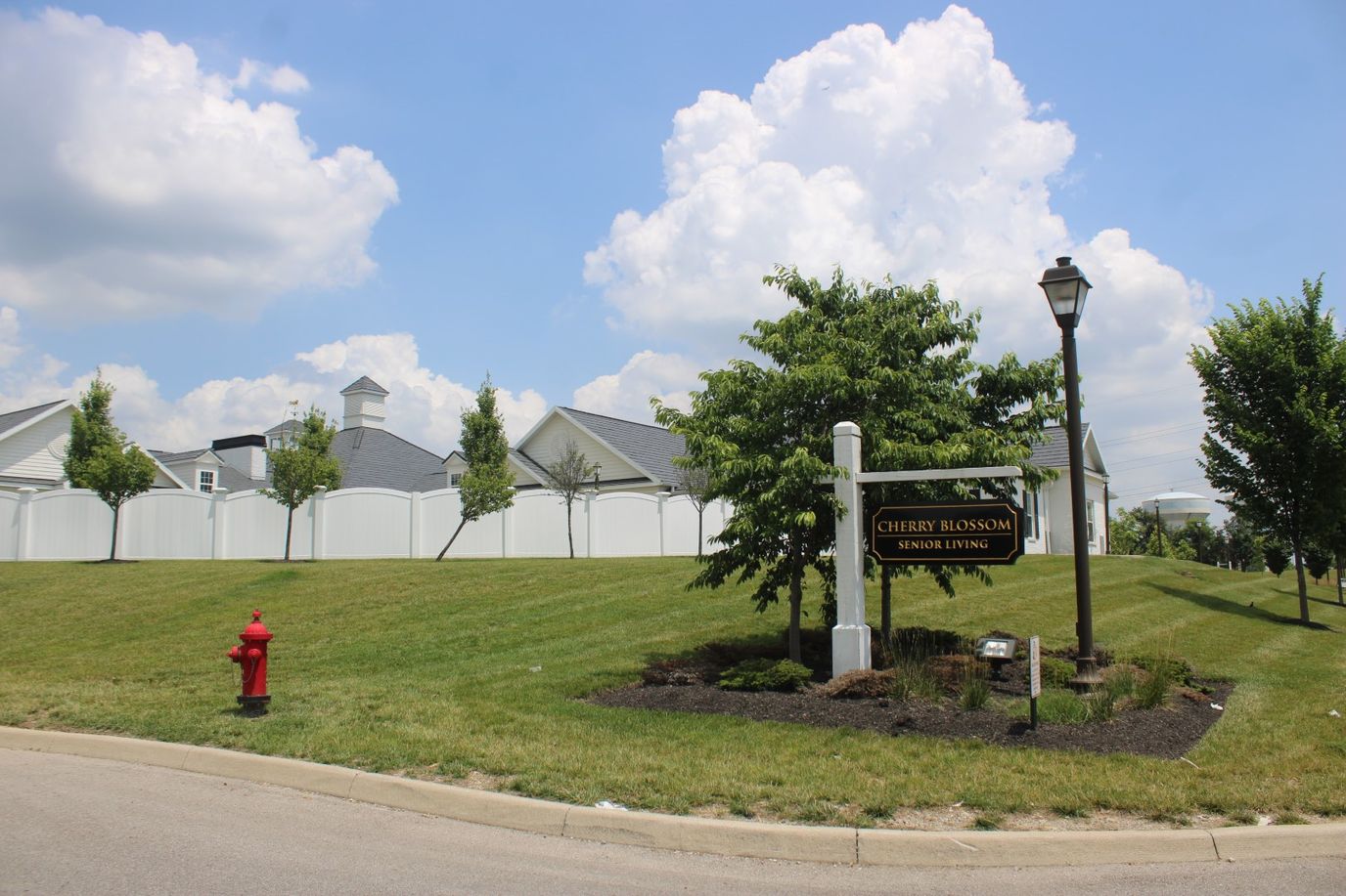 Exterior view of Cherry Blossom Senior Living entrance