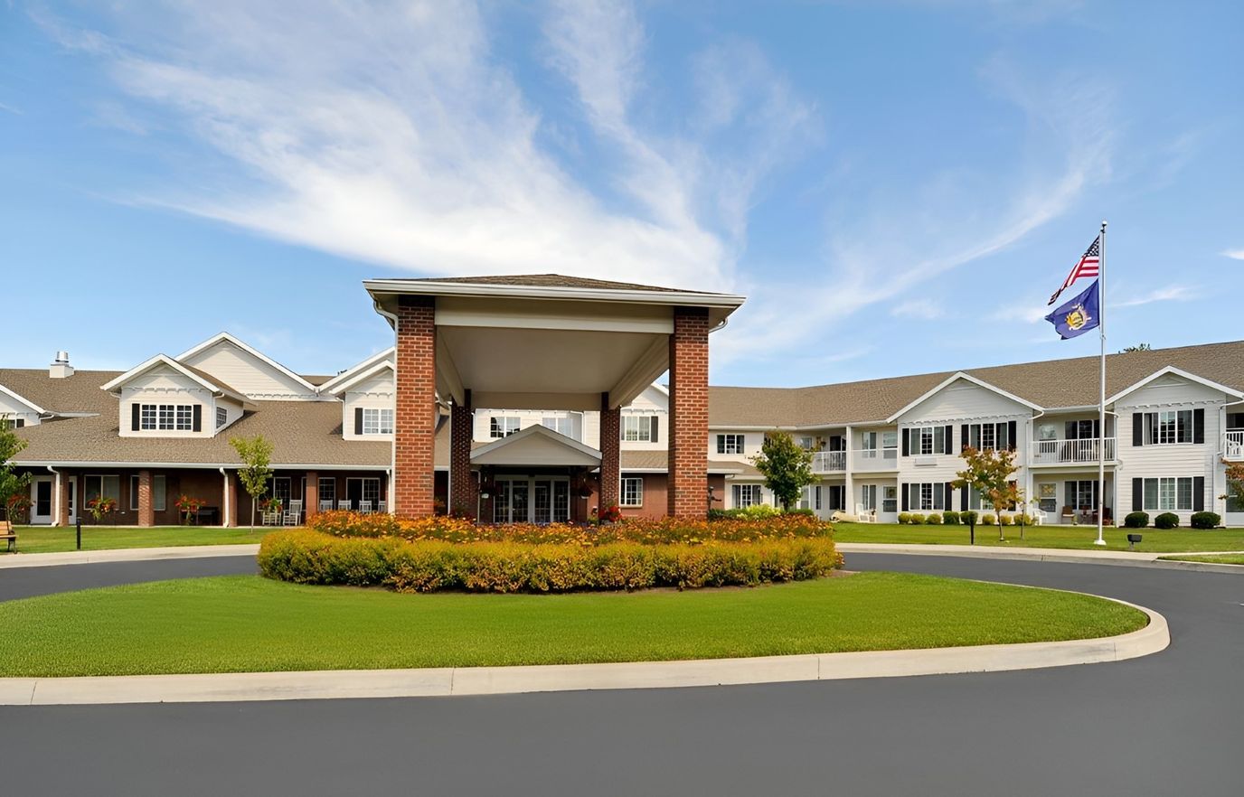 Exterior view of Holiday Fleming Point senior living facility