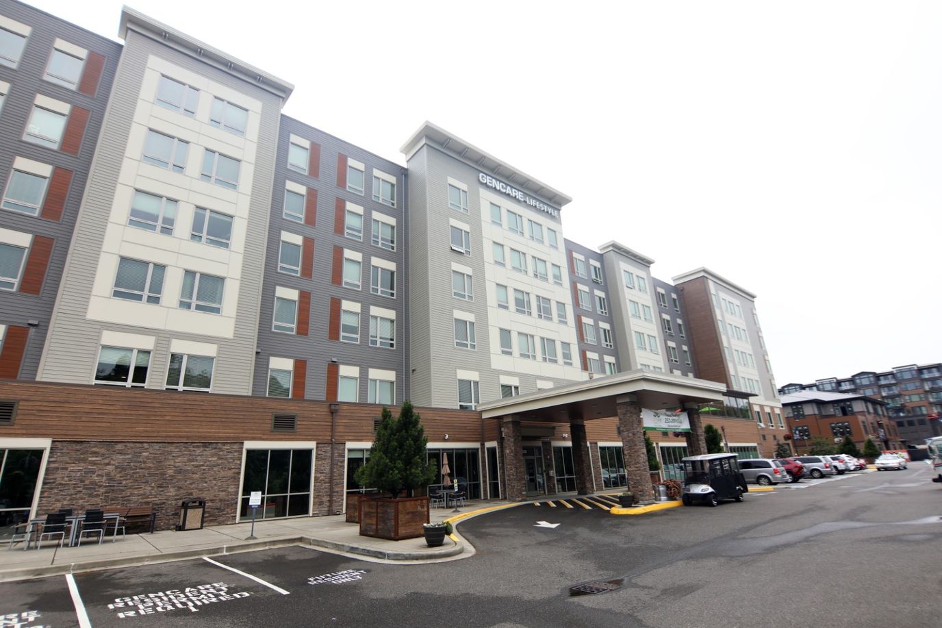 Exterior view of GenCare Lifestyle Tacoma at Point Ruston