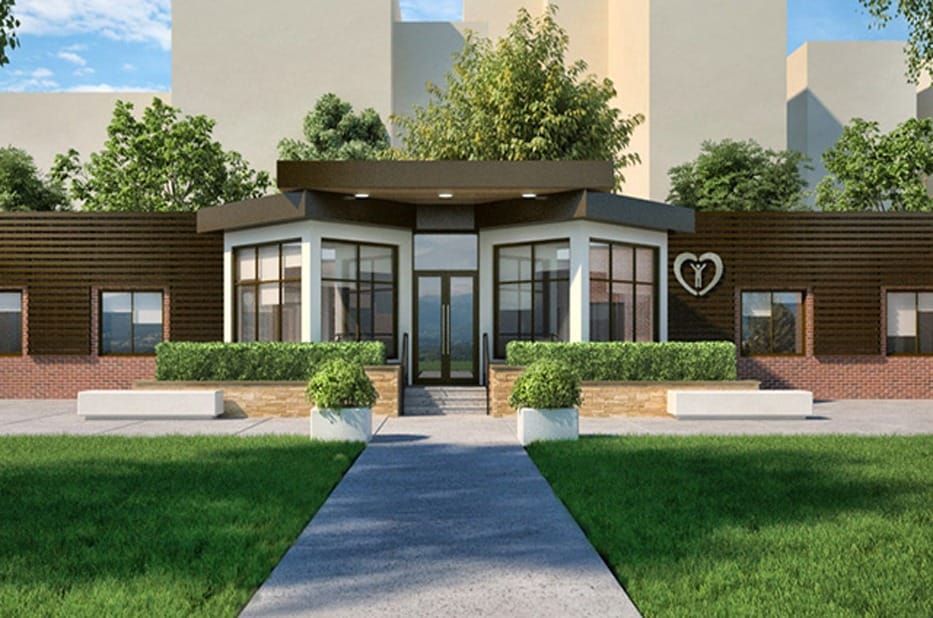 Exterior view of Williamsbridge Center main entrance