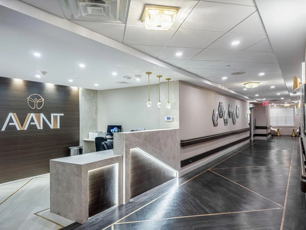 Interior view of Avant Rehabilitation reception area