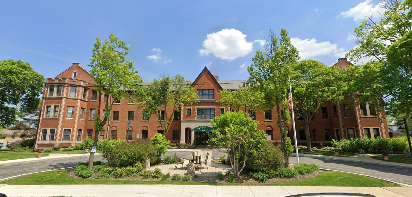 Exterior view of Bethesda Rehab & Senior Care building