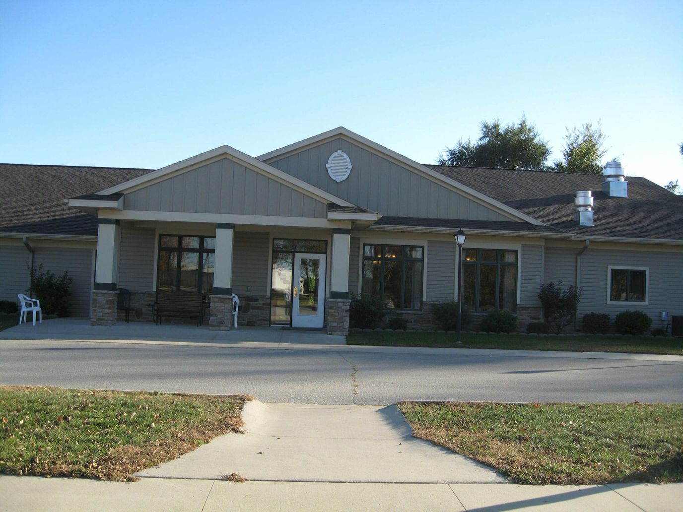 Exterior view of Cedar Vale Assisted Living facility