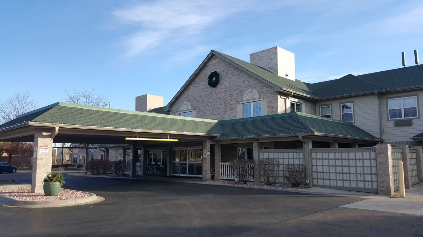 Front exterior view of a senior living facility