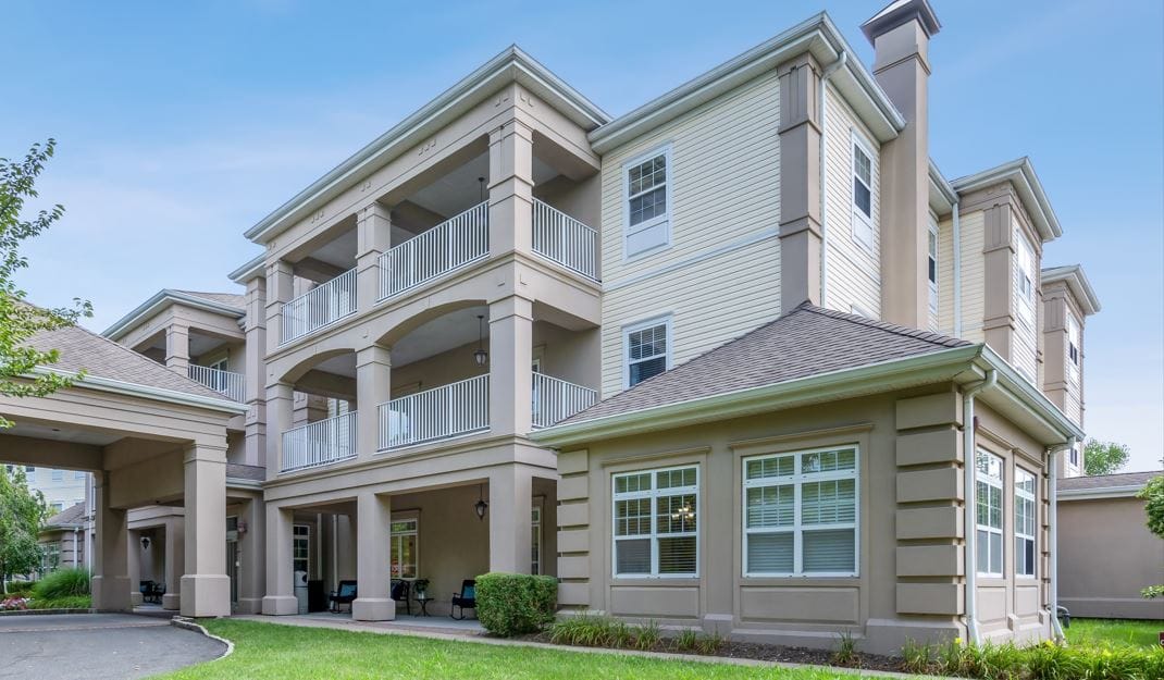 Exterior view of the CareOne at Hamilton Assisted Living