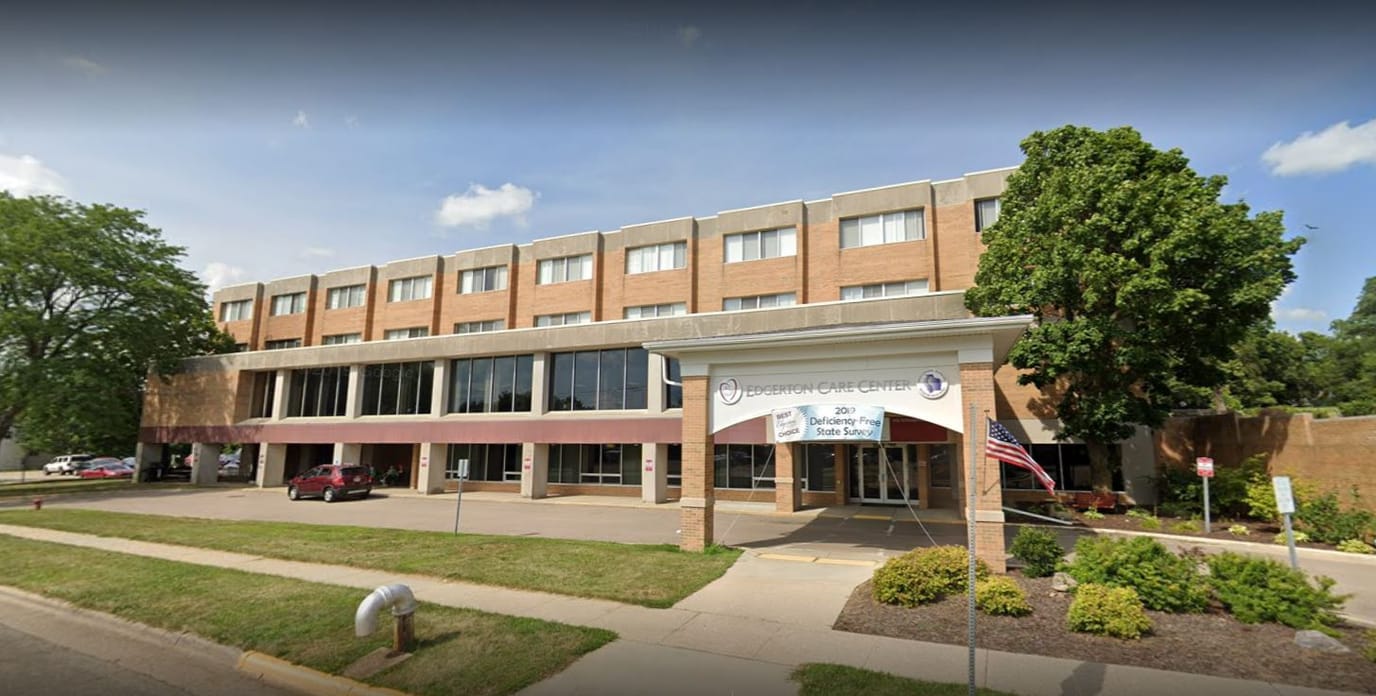 Exterior view of Edgerton Care Center building