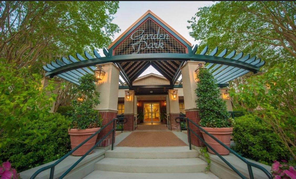 Entrance of Garden Park Nursing and Rehabilitation Center