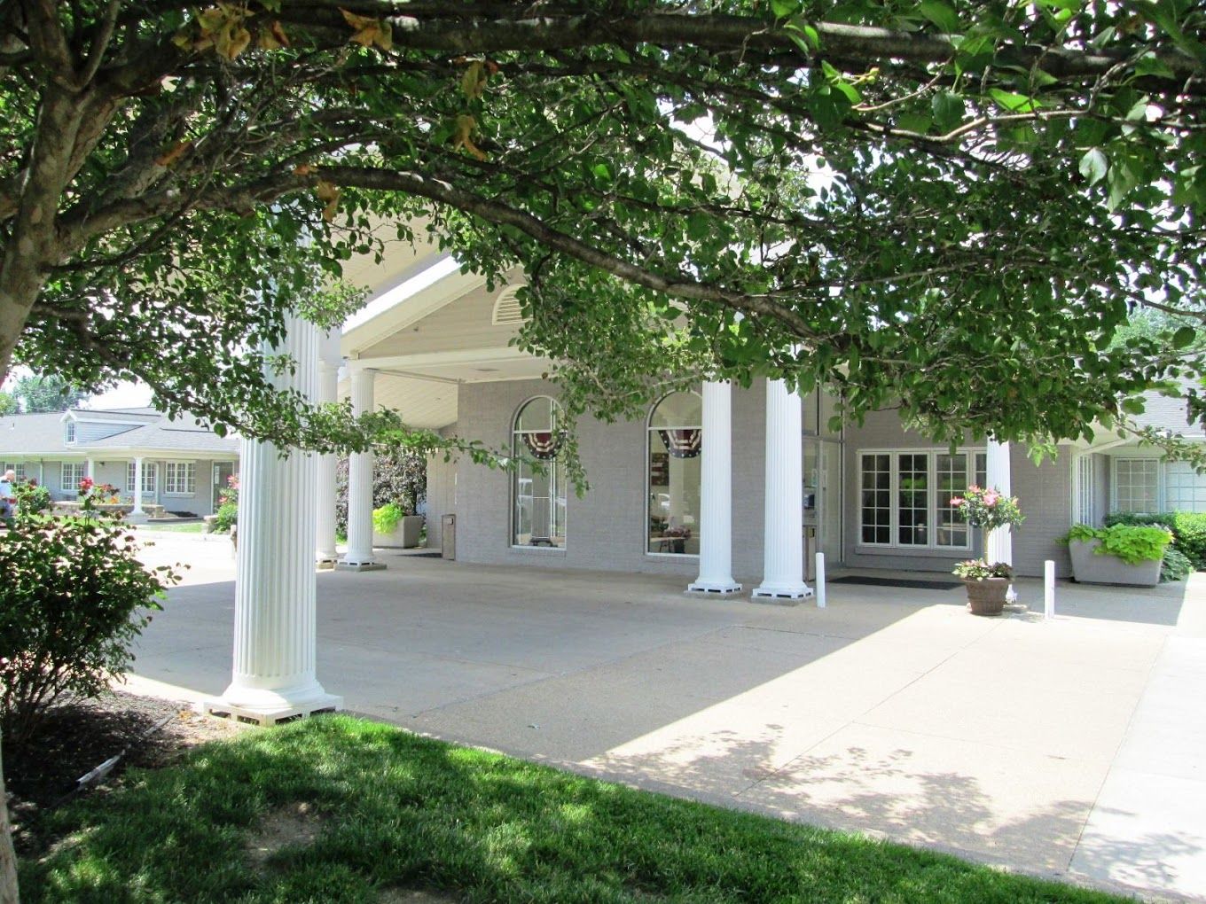 Exterior view of the Heritage Center entrance