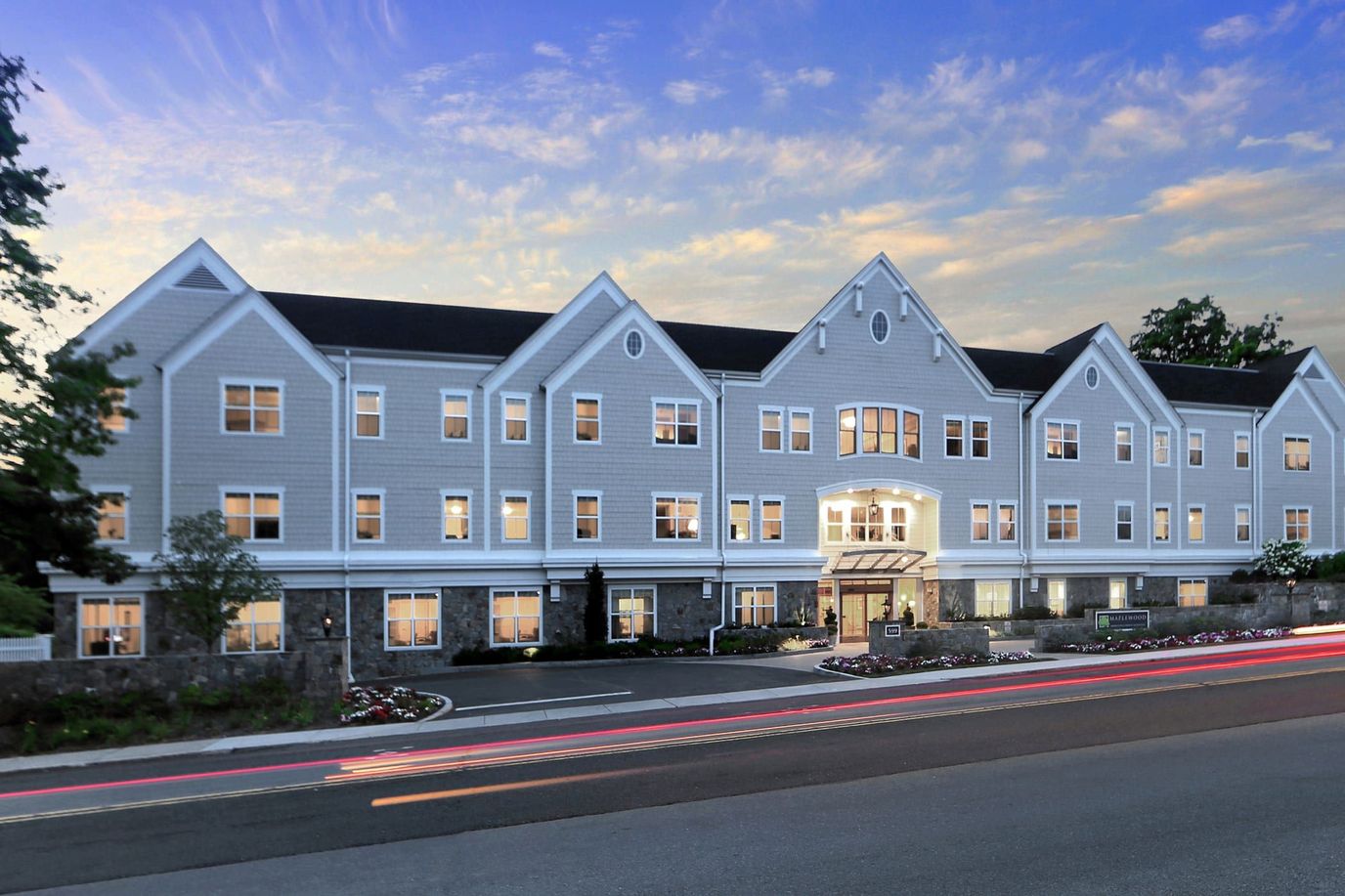 Exterior view of Maplewood at Darien facility