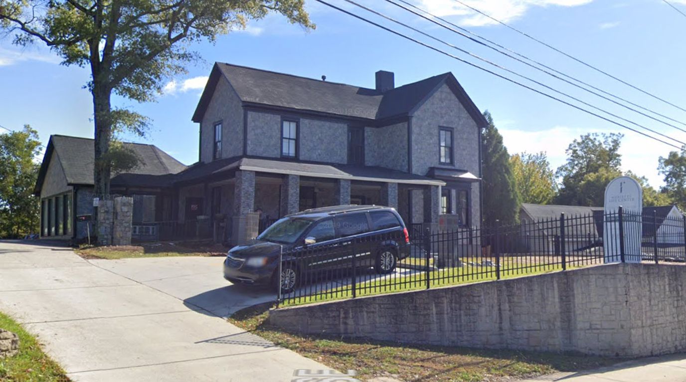 Exterior view of the Marietta Life Center building