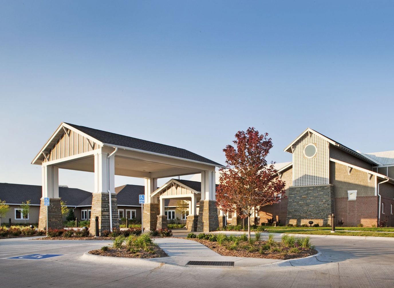 Exterior view of Southlake Village Rehabilitation & Care Center