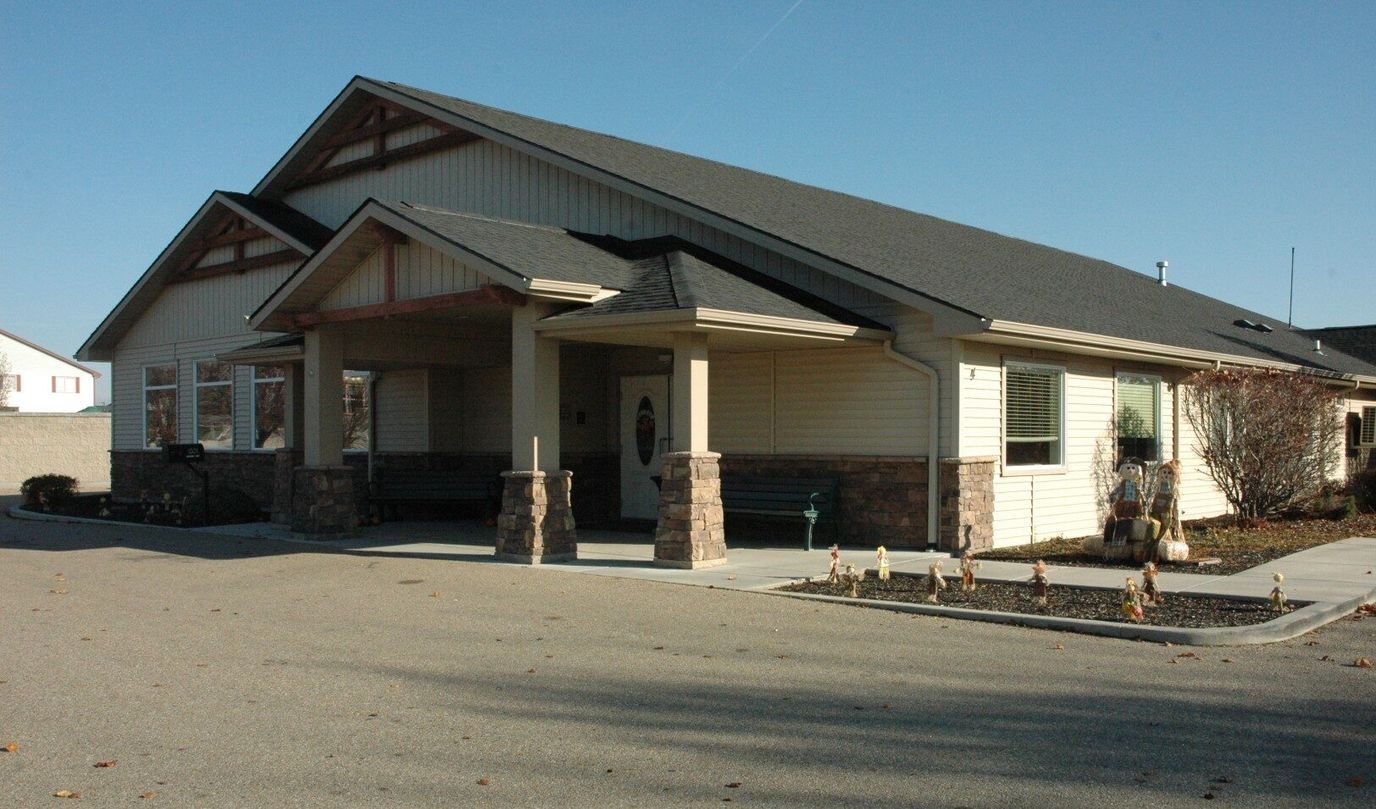 Exterior view of the facility entrance