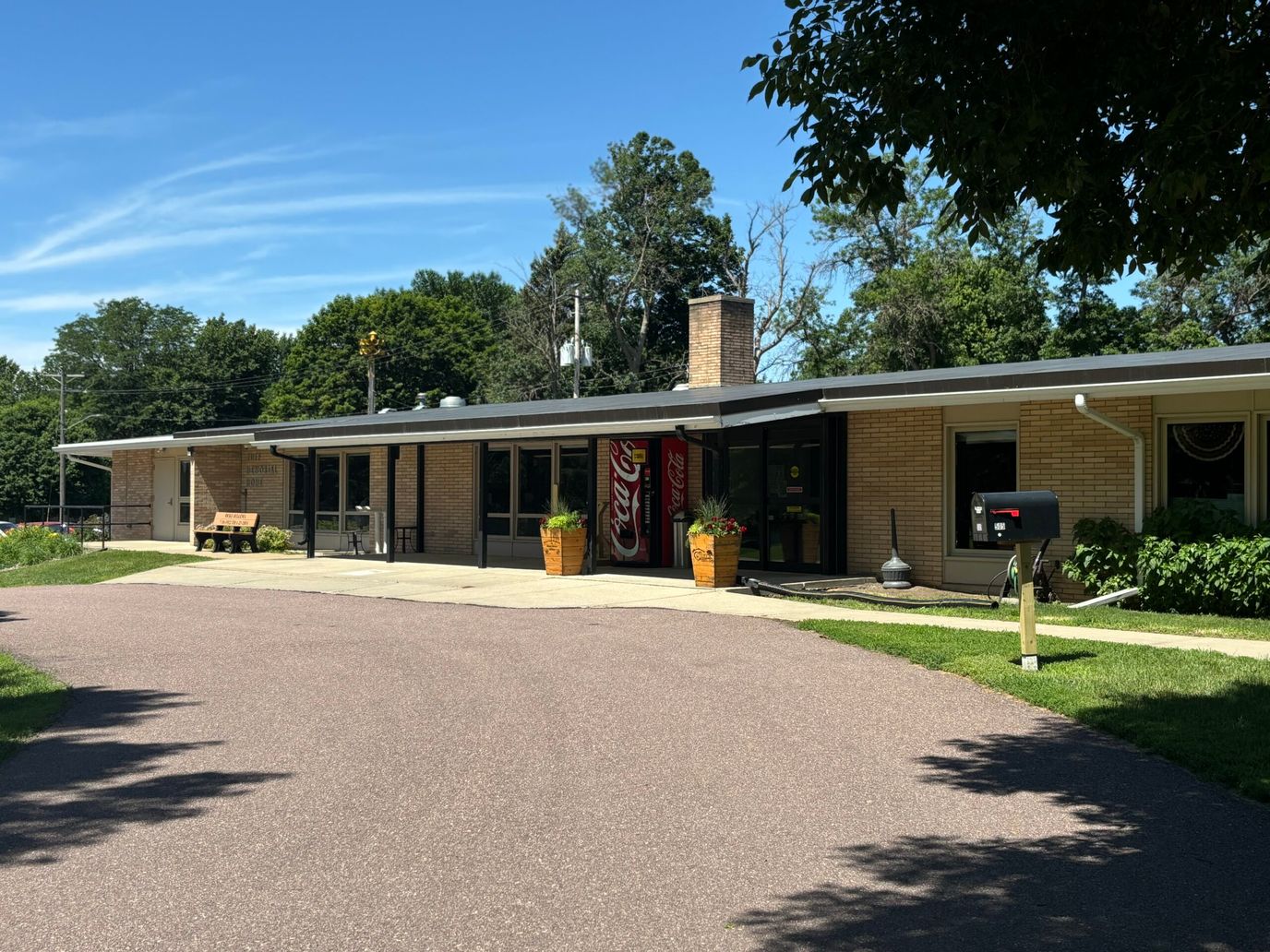 Exterior view of Tuff Memorial Home facility entrance