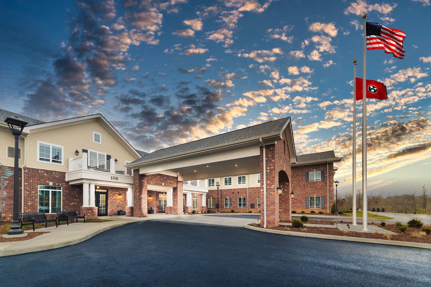 Exterior view of TerraBella Northridge facility.