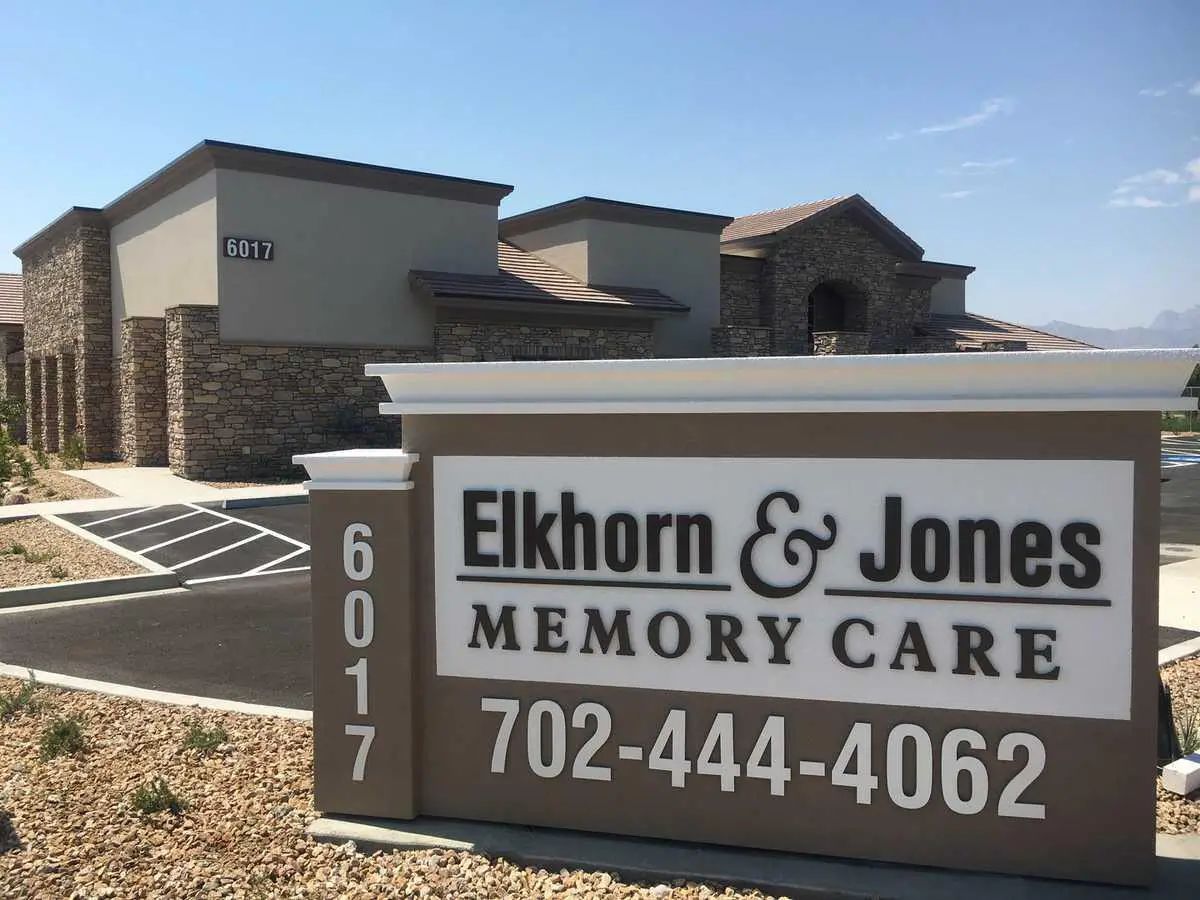 Exterior view of Elkhorn & Jones Memory Care facility