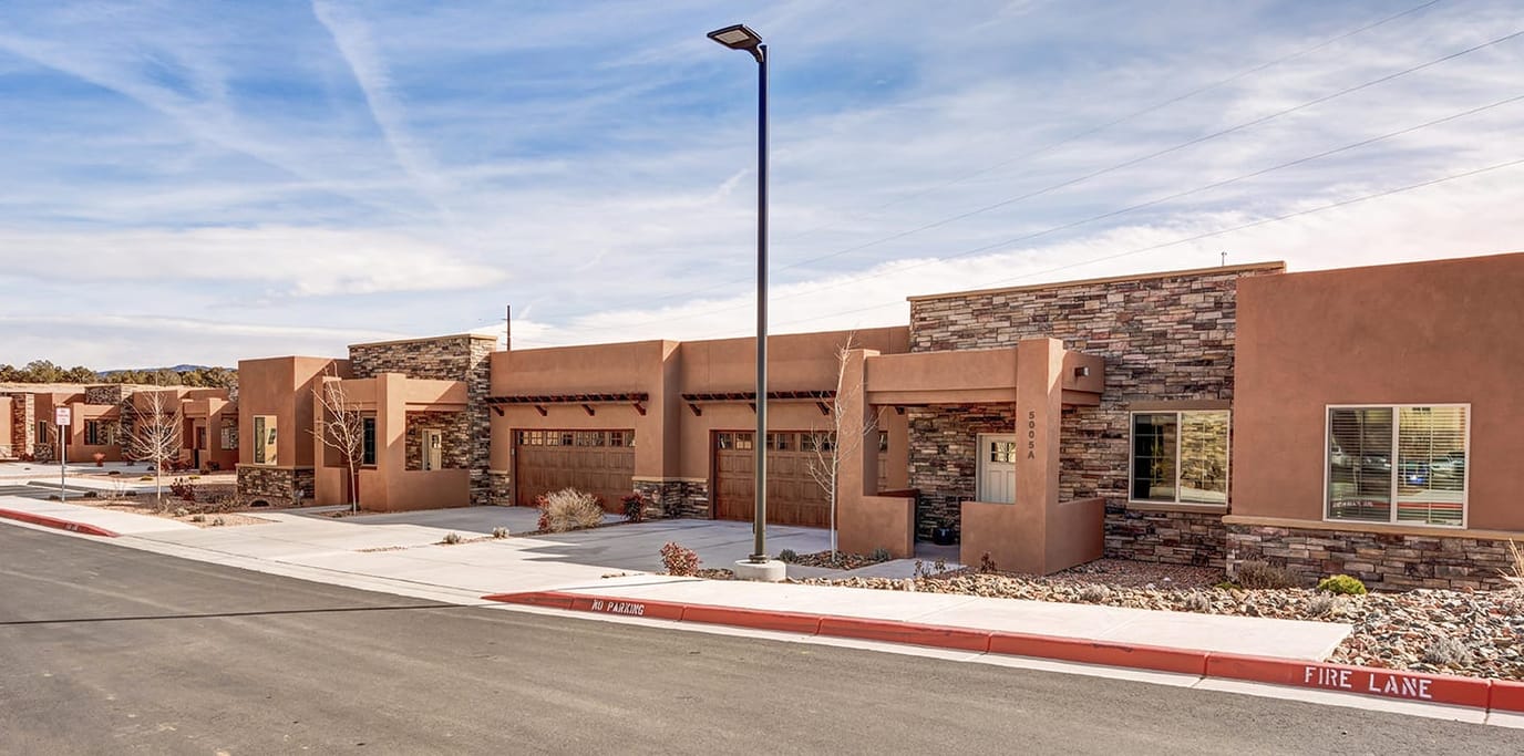 Exterior view of the Las Soleras Senior Living facility